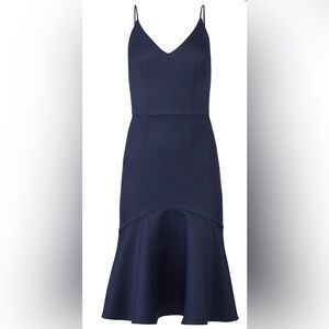 Chic Navy Midi Dress